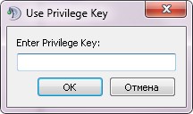 Ввод ключа привелегий для TeamSpeak Server Ввод ключа привелегий для TeamSpeak Server