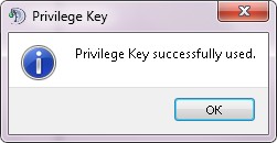 Ключ привелегий TeamSpeak Server принят Ключ привелегий TeamSpeak Server принят